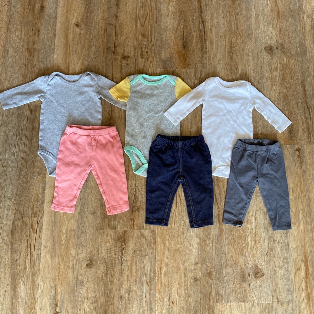 Carter’s Baby Girl Lot (6 pieces) 3-6m